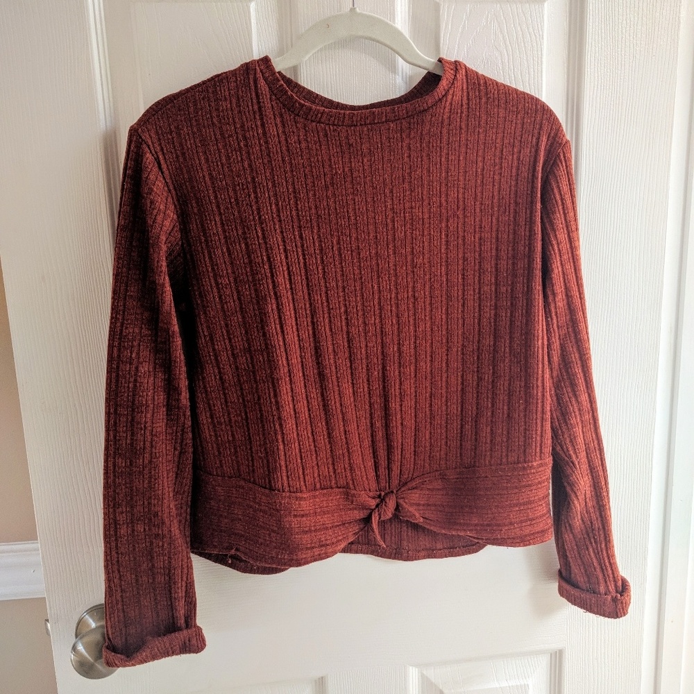 Zara Rust Long Sleeve Tee